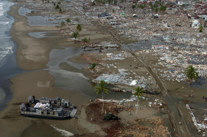 The aftermath of the 2004 Indian Ocean earthquake, 26 December 2004