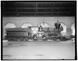 “The General,” a Civil-War-era locomotive, in Union Station, Chattanooga, Tennessee